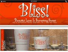 Tablet Screenshot of blissquesnel.com